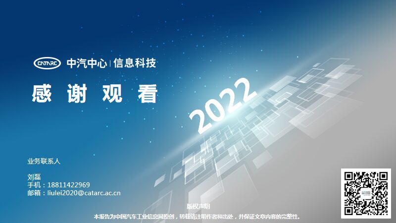 Current Status and Trends in the Development of the Internet of Vehicles Industry