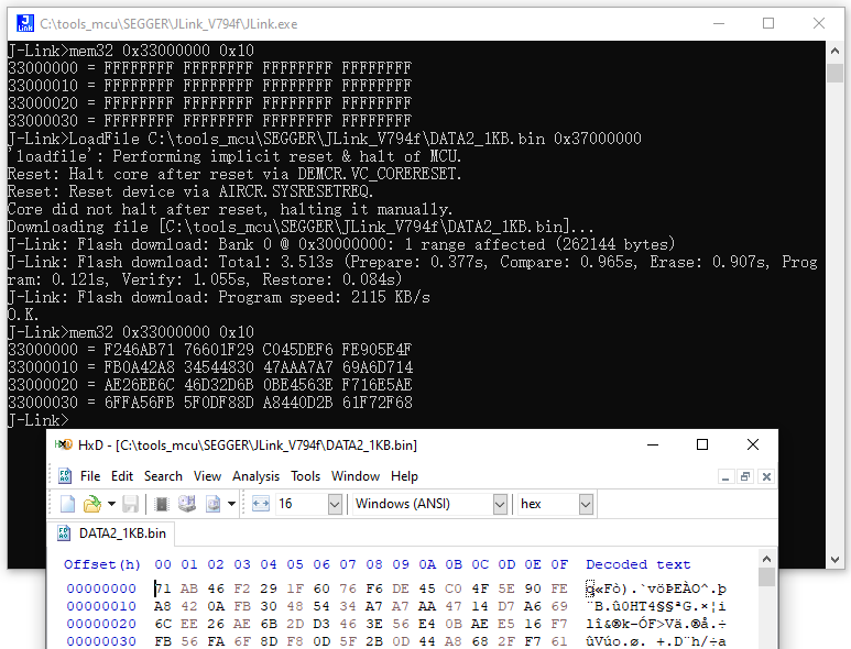How to Set Address Range for Custom JLink Download Algorithm?