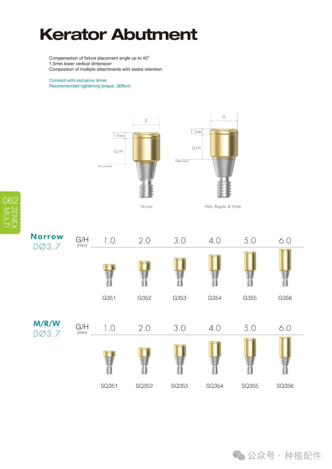 IZEN Zenex Multi I-system Implant Manual