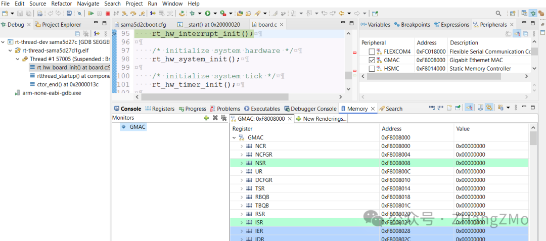 Adding Register Viewing Functionality in Eclipse for Cortex-A5 MPU Debugging