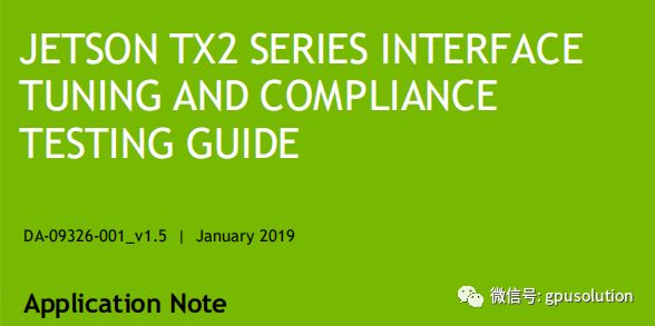 NVIDIA Jetson TX2 Series Interface Optimization and Compliance Testing Guide