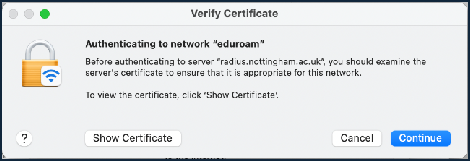 Guide to Connect Apple Devices to eduroam Wi-Fi