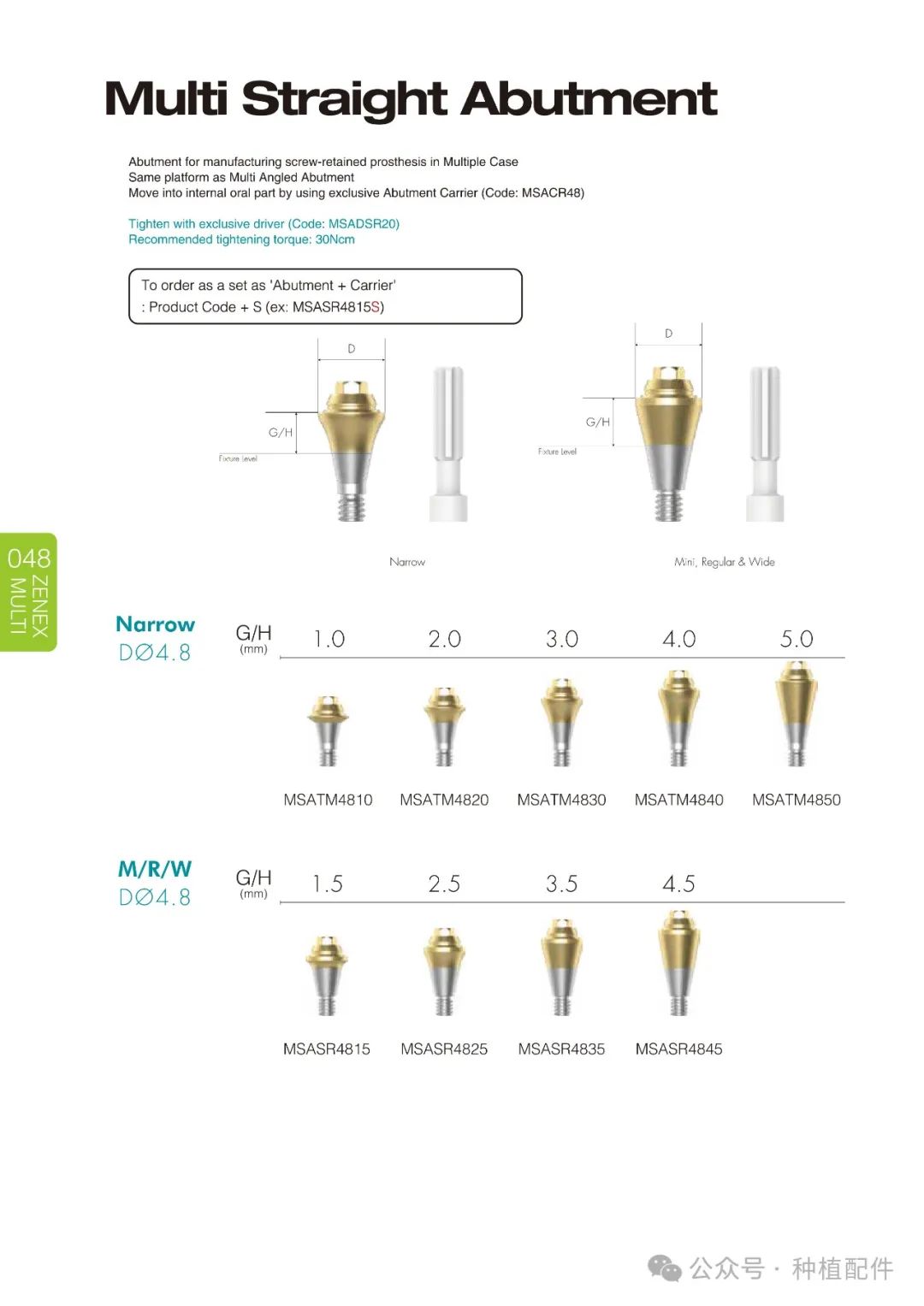 IZEN Zenex Multi I-system Implant Manual