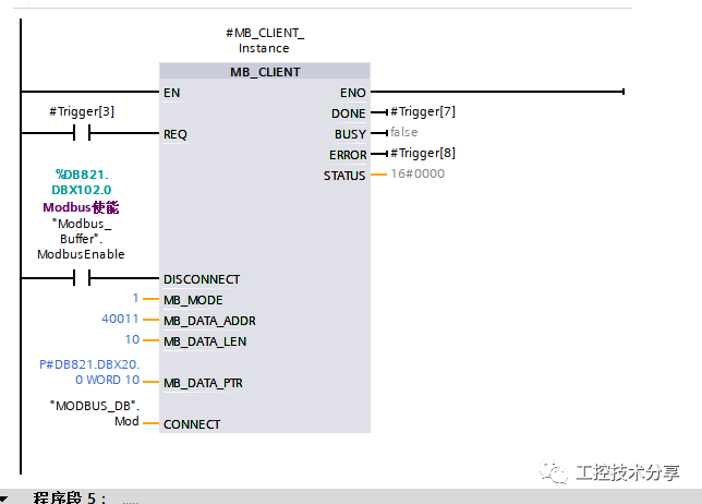 Siemens MODBUS_TCP Client
