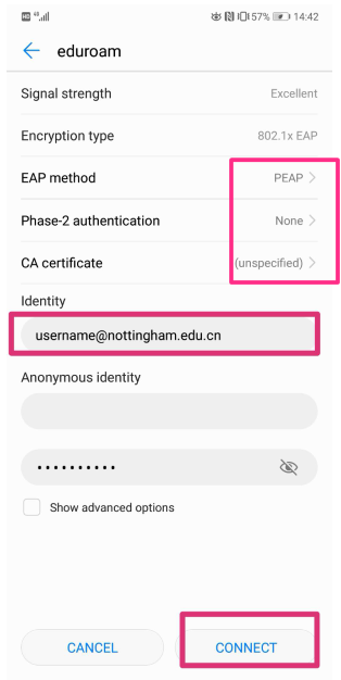 Quick Steps to Connect to Wi-Fi (eduroam)