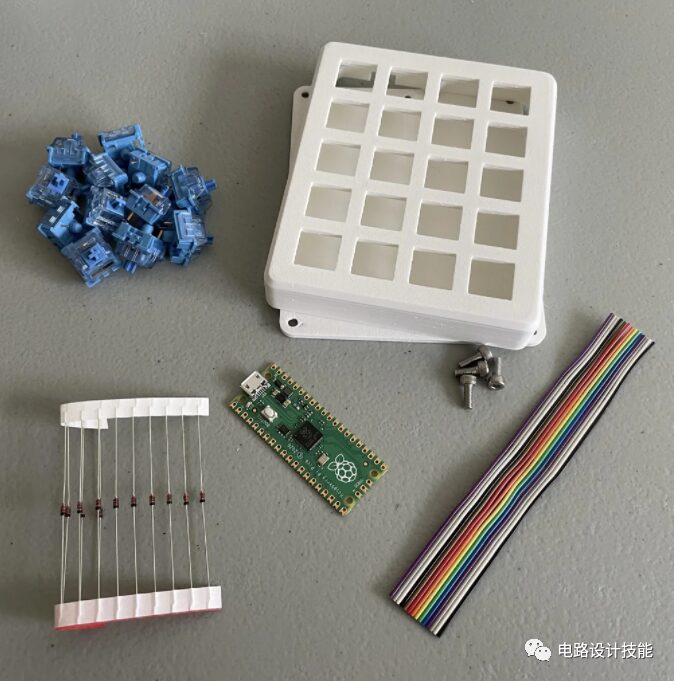 Building a Numeric Keypad Based on Raspberry Pi Pico