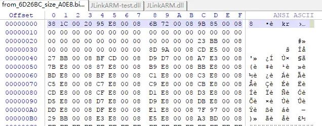 Extracting JLink Firmware from DLL