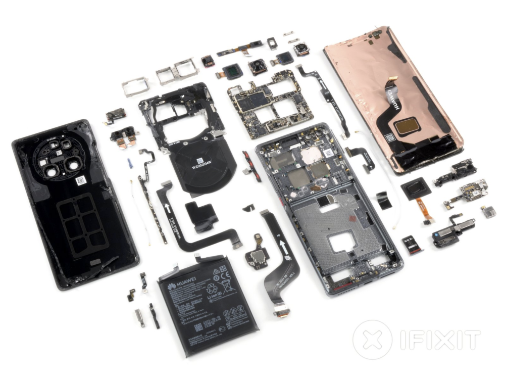 iFixit Disassembles Huawei Mate 40 Pro: Repair Difficulty Is Very High