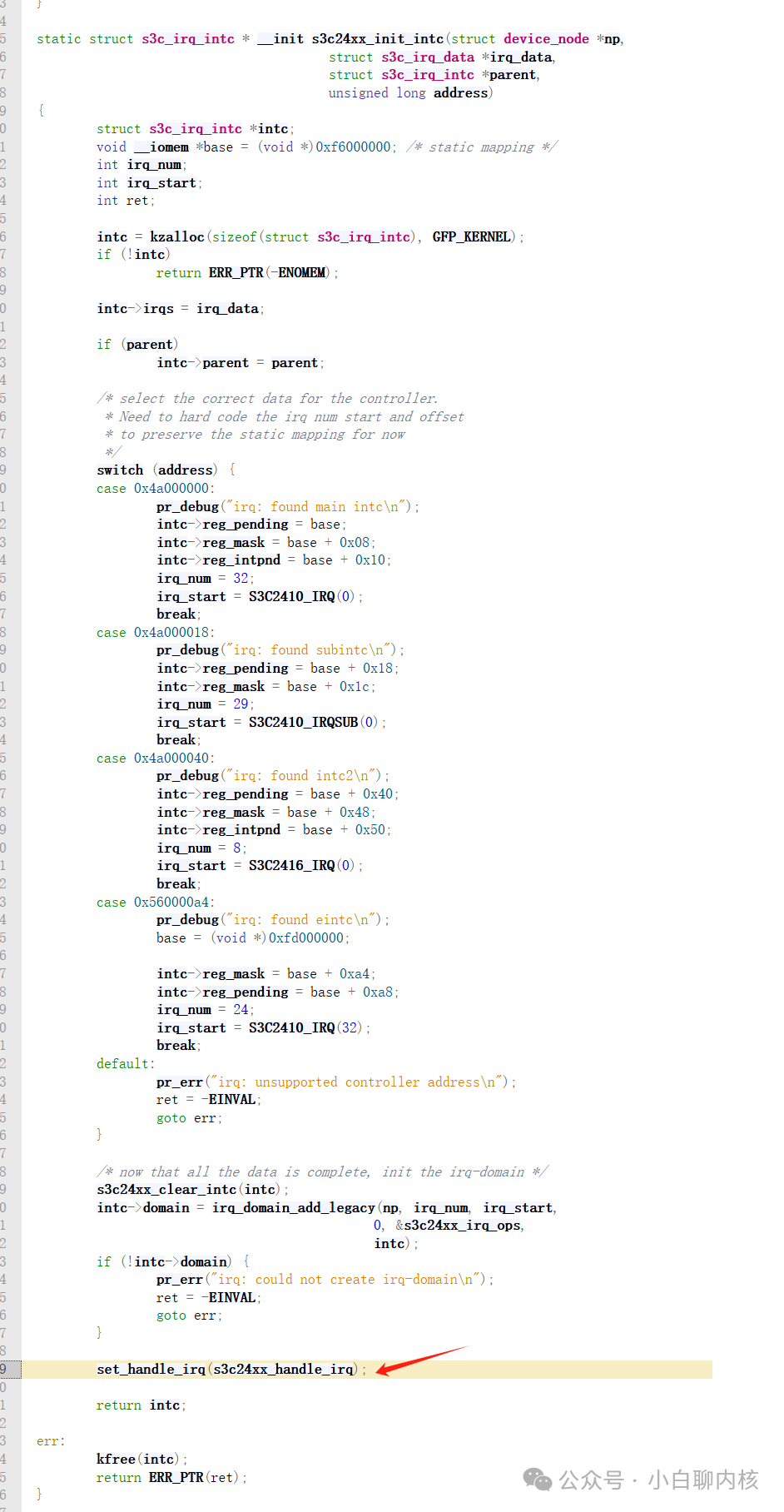ARM V8 Exception Vector Table