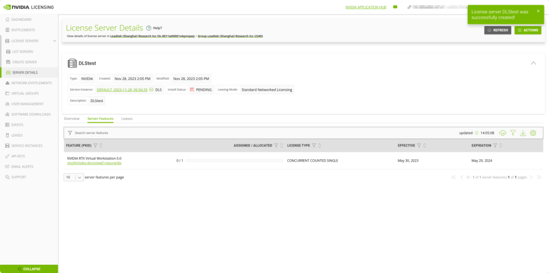 NVIDIA vGPU DLS License Server Setup Guide