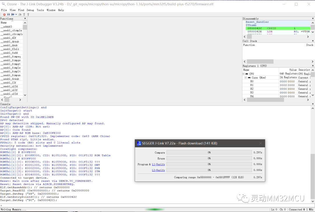 Download Executable Files to MM32F5 Microcontroller