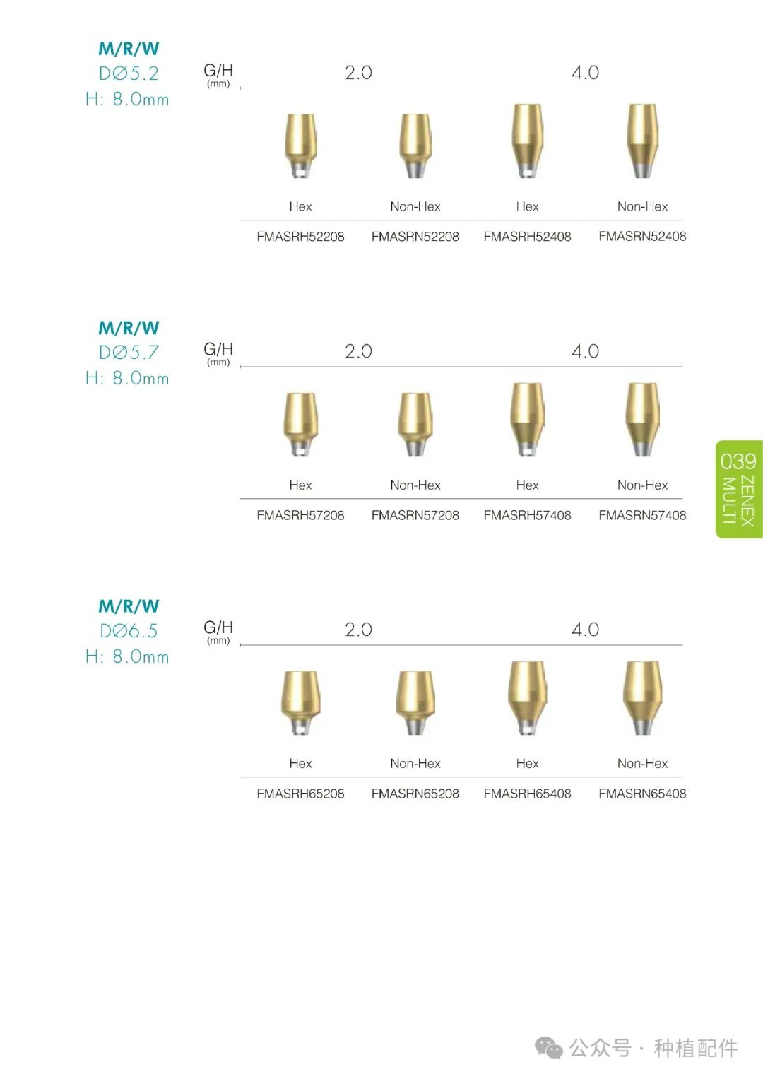 IZEN Zenex Multi I-system Implant Manual
