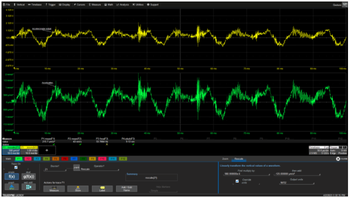 Recalibration of Oscilloscope Signals and Cable De-embedding