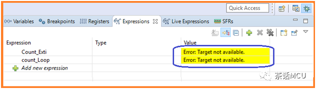 Viewing Variables in STM32CubeIDE