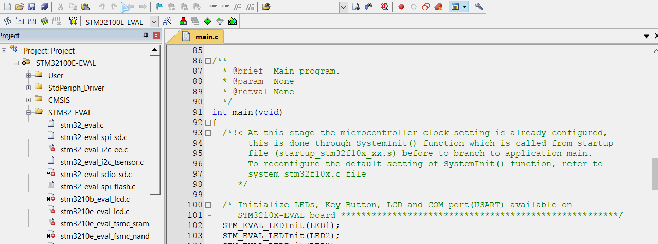 Differences in Target Options Configuration in MDK-ARM Projects