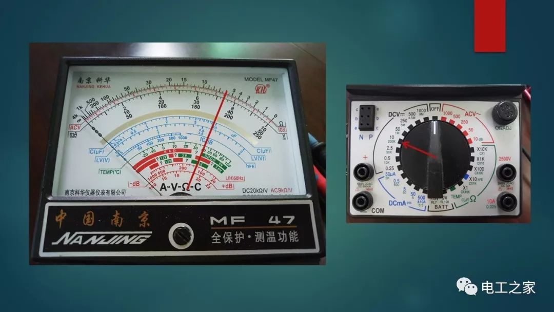 Using a Pointer Multimeter