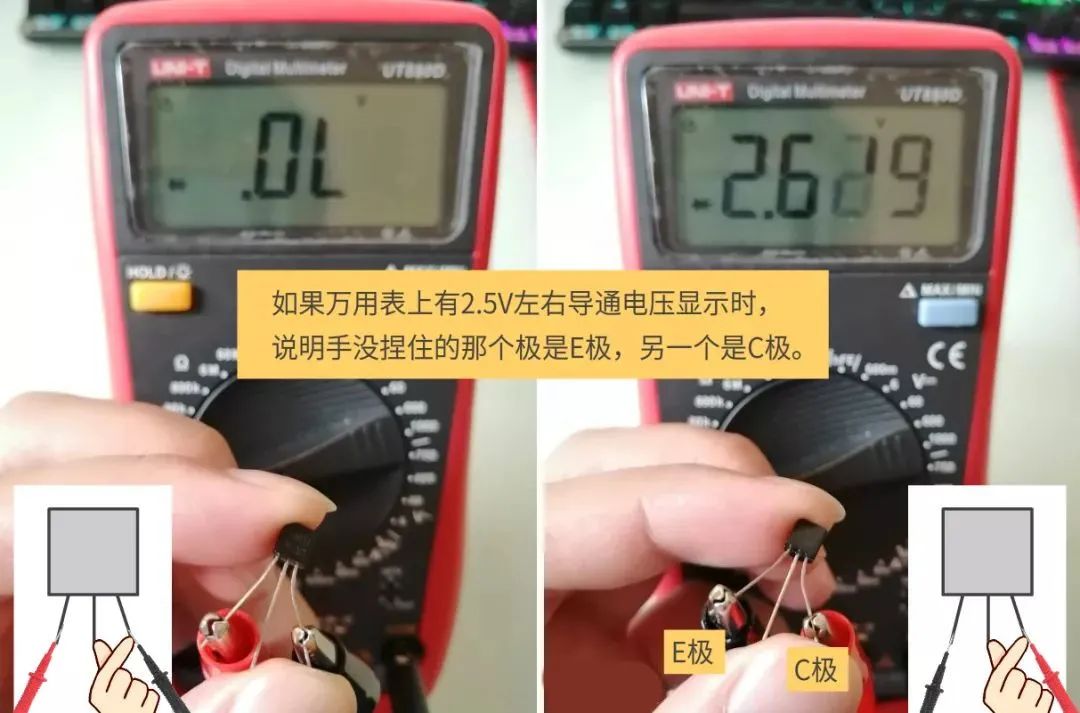 Measuring Transistors with Digital and Analog Multimeters