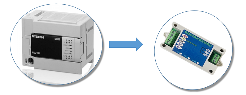 Mitsubishi Communication Case: FX3U PLC and 485 Relay Module Communication Application