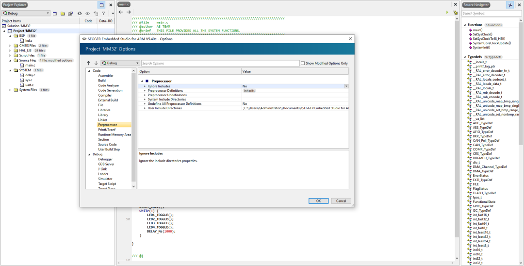 Getting Started with Embedded Studio for MM32F013x