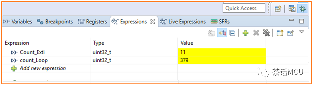 Viewing Variables in STM32CubeIDE
