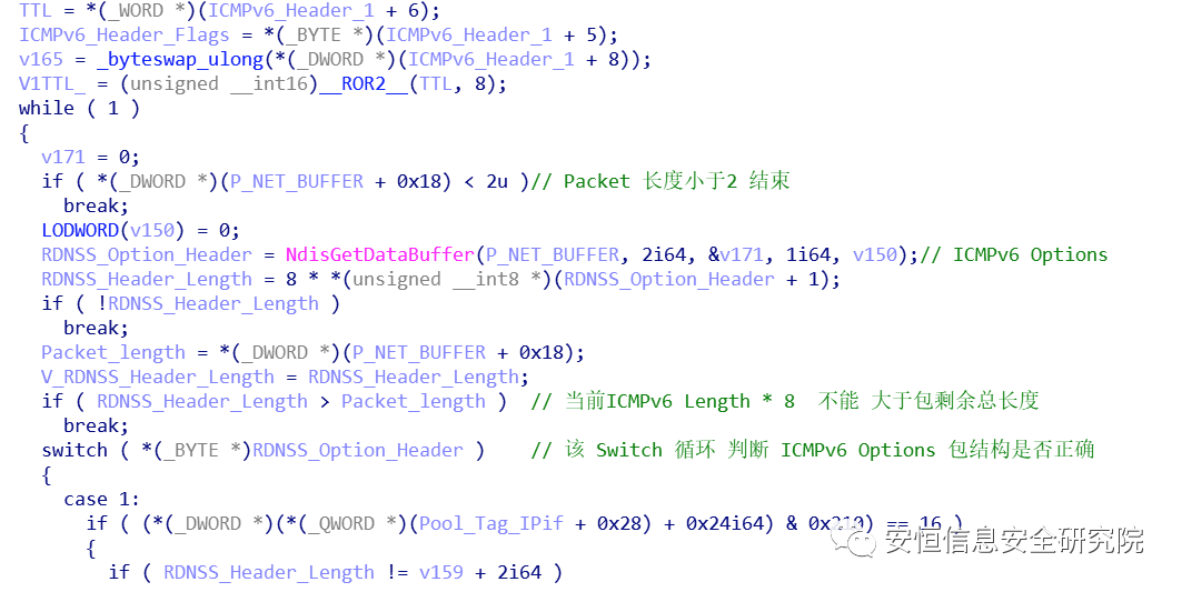 Analysis of Windows TCP/IP Remote Code Execution Vulnerability (CVE-2020-16898)