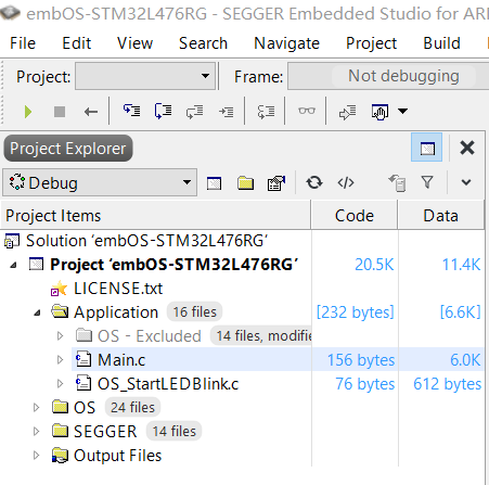Using ST-Link for Debugging in Embedded Studio