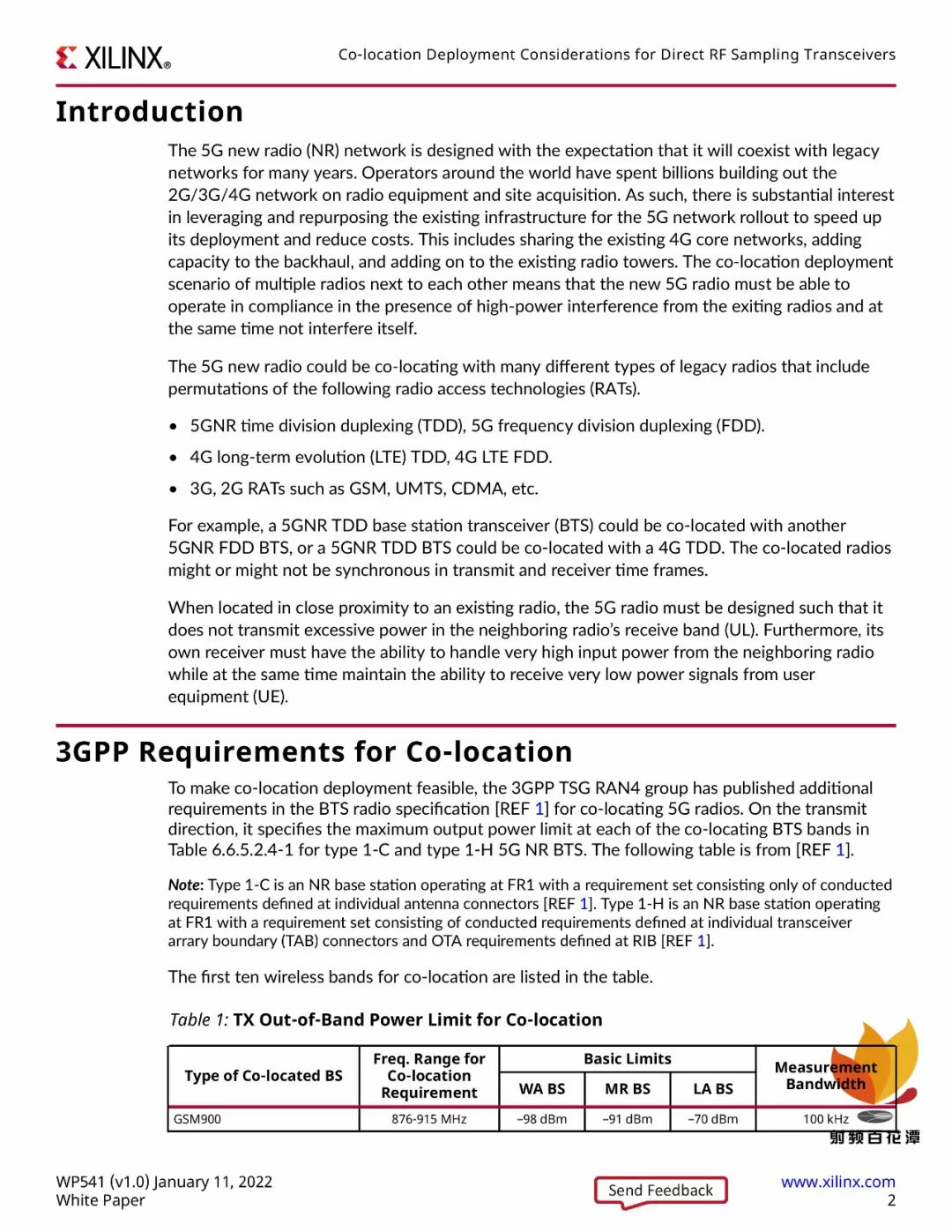 Xilinx Releases: Considerations for Deploying Transceiver Systems at the Same Location