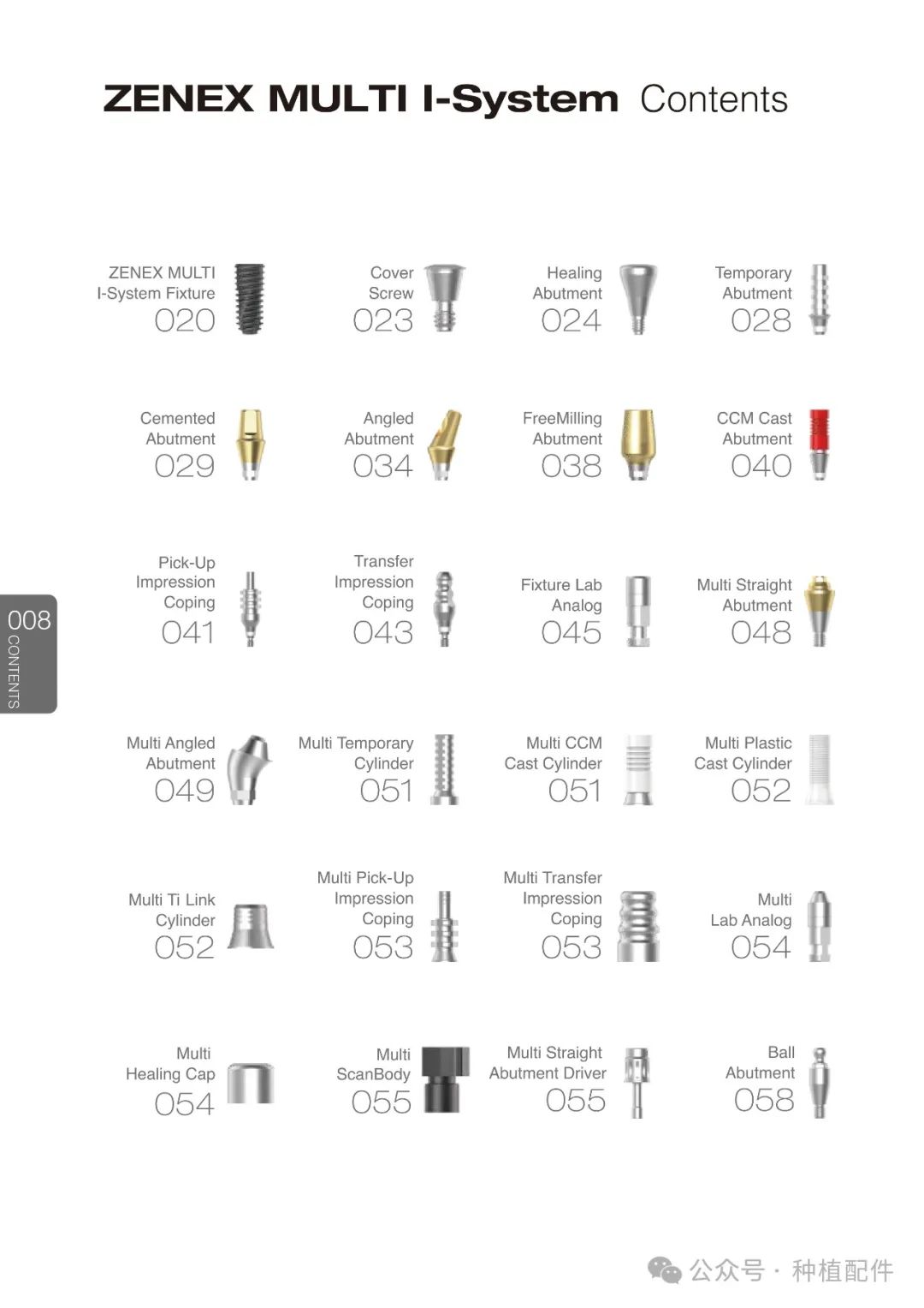 IZEN Zenex Multi I-system Implant Manual