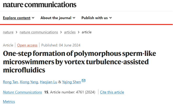 One-Step Formation Method of Sperm-Like Structure Microrobots for Drug Delivery