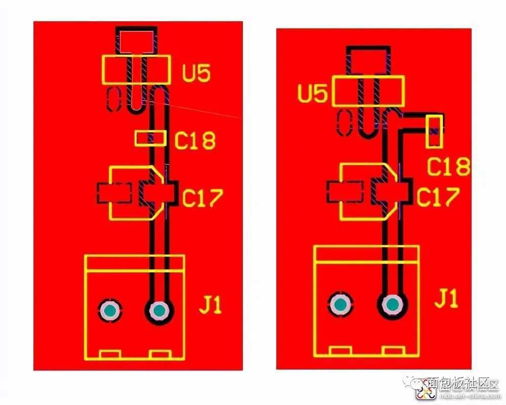 Correct Placement of Capacitors on PCBs