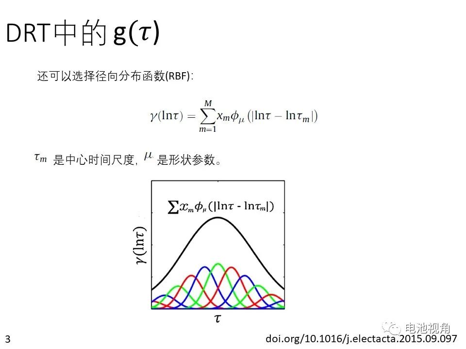 Applications of DRT in Electrochemical Impedance Spectroscopy