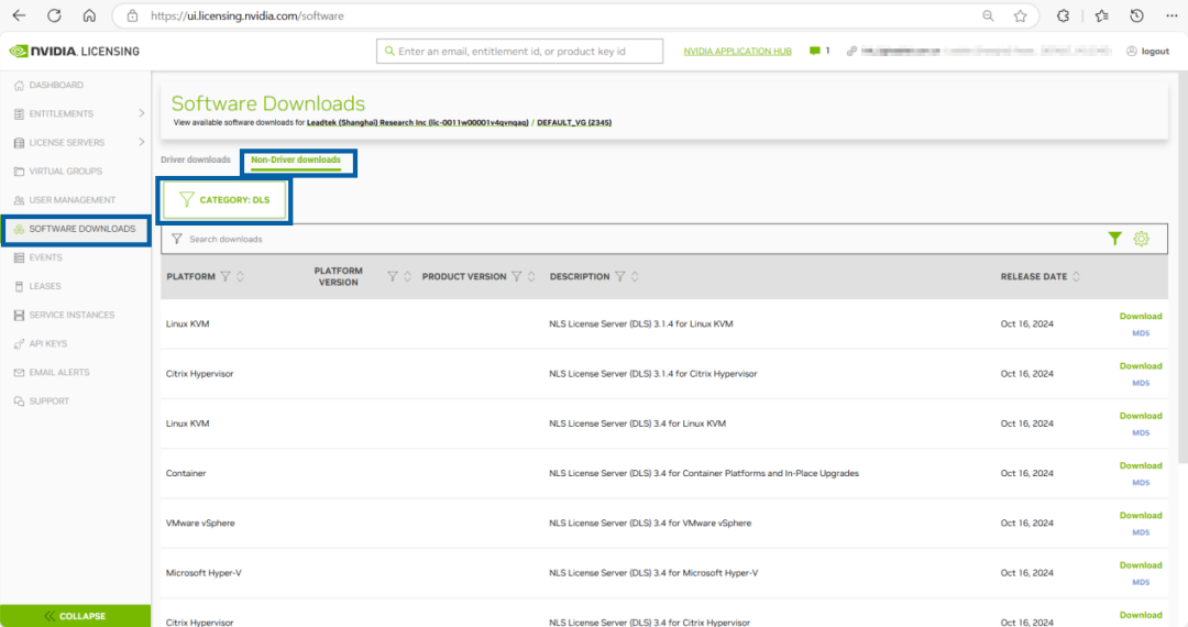 NVIDIA vGPU DLS License Server Setup Guide