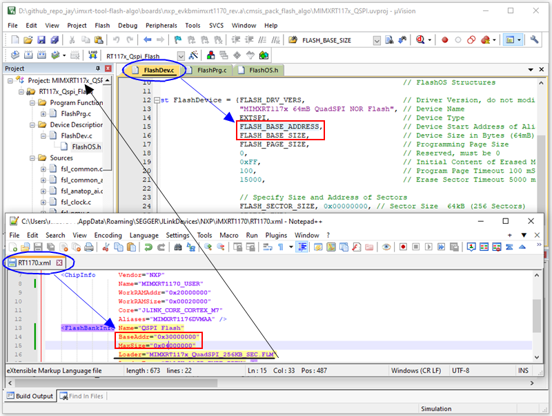 How to Set Address Range for Custom JLink Download Algorithm?