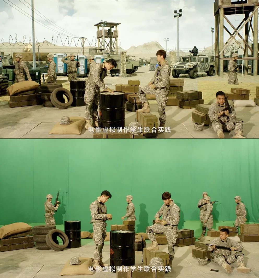 LED Virtual Real-Time Green Screen Deformation Method Based on Depth Images
