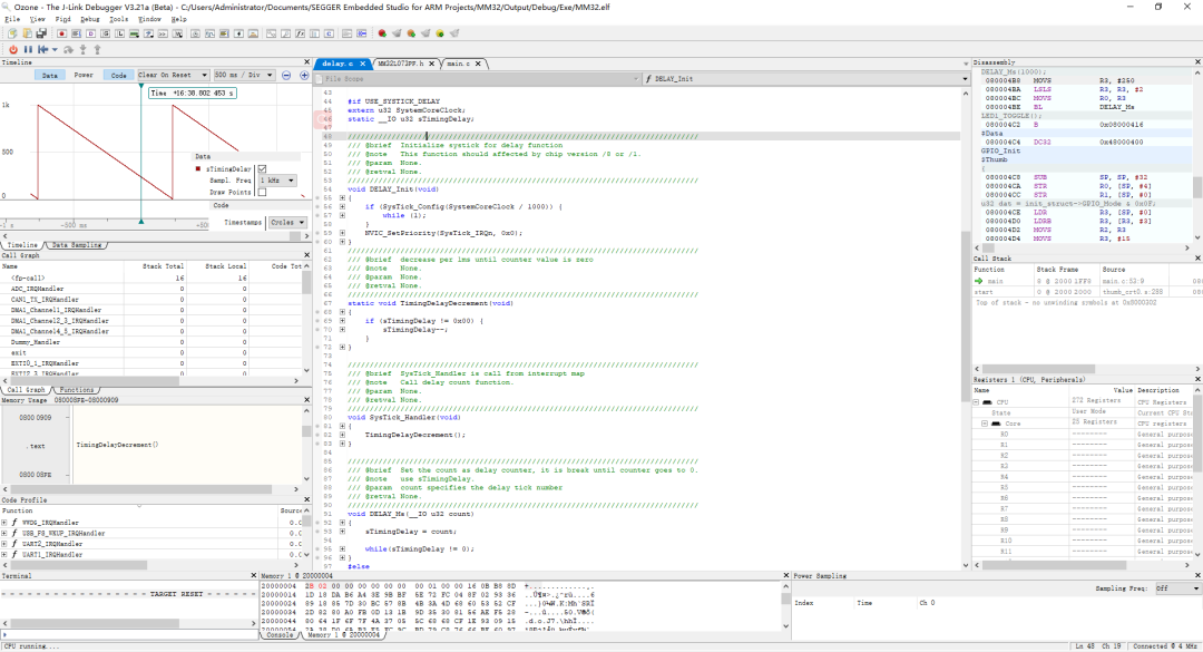 Using Ozone to Debug MM32 MCU
