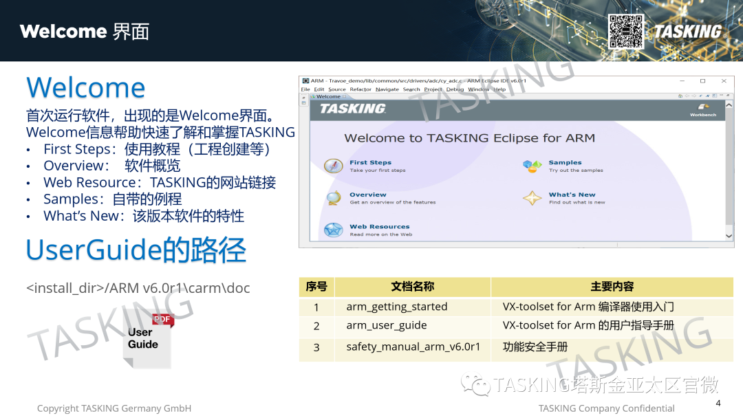 Tasking VX-toolset for ARM - Installation, Software Interface and Application Introduction