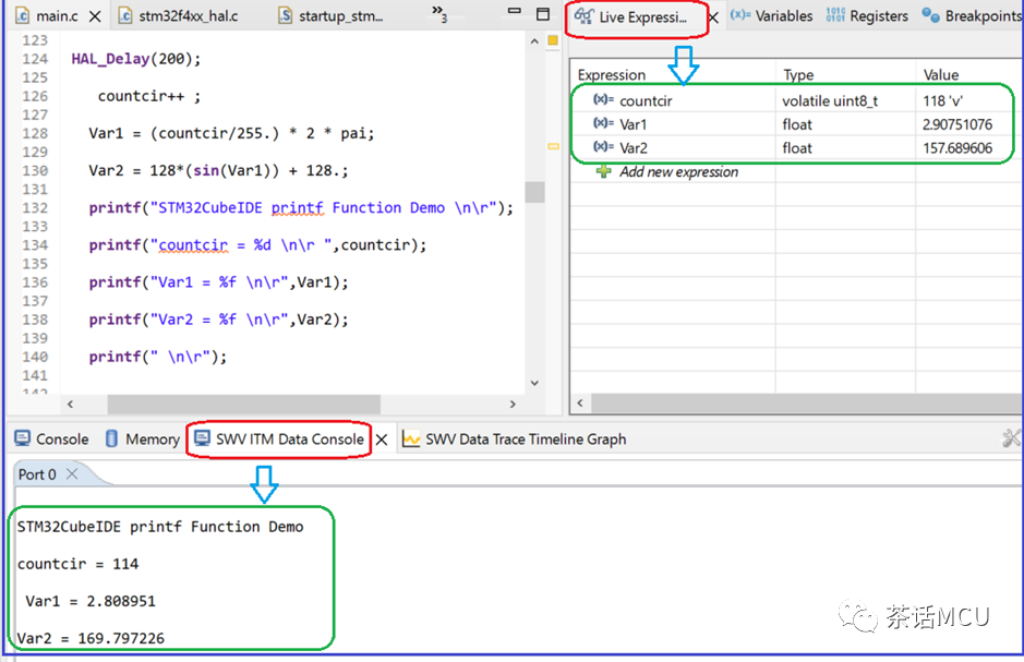 Demonstration of Debugging Tools in STM32CubeIDE
