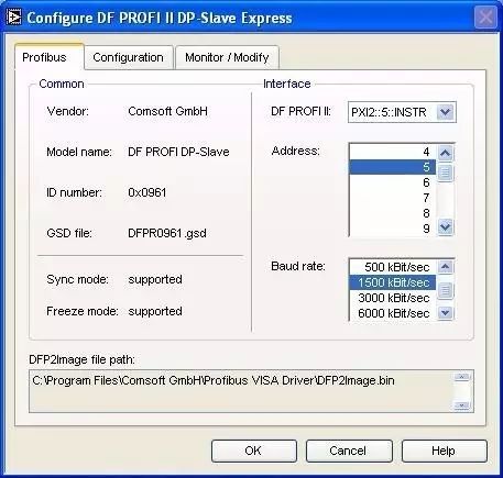 Profibus Master/Slave Solution Based on DF PROFI II Communication Card