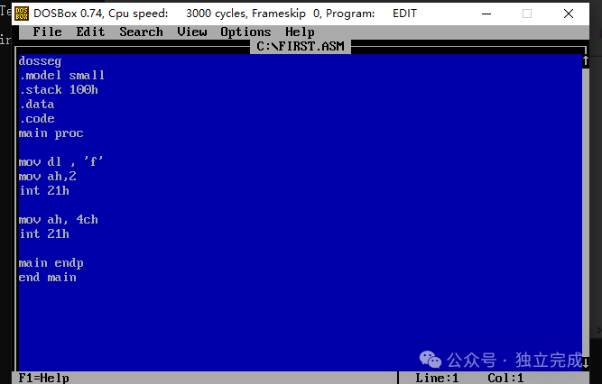 Returning to the DOS Era with Assembly Language