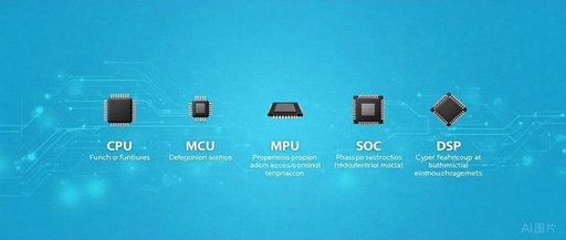 Differences Between CPU, MCU, MPU, SOC, DSP, and More
