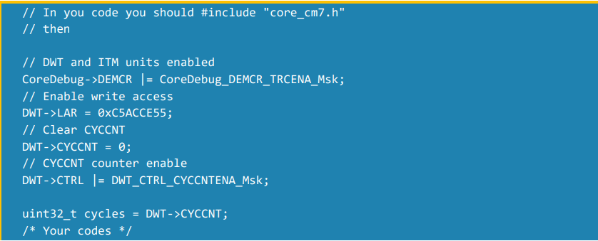 How to Enable DWT for Counting in STM32 Based on Arm®v7-M Architecture