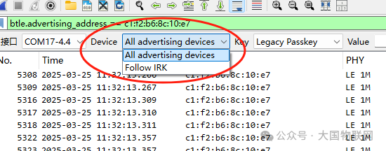 Using Wireshark for BLE Packet Sniffing
