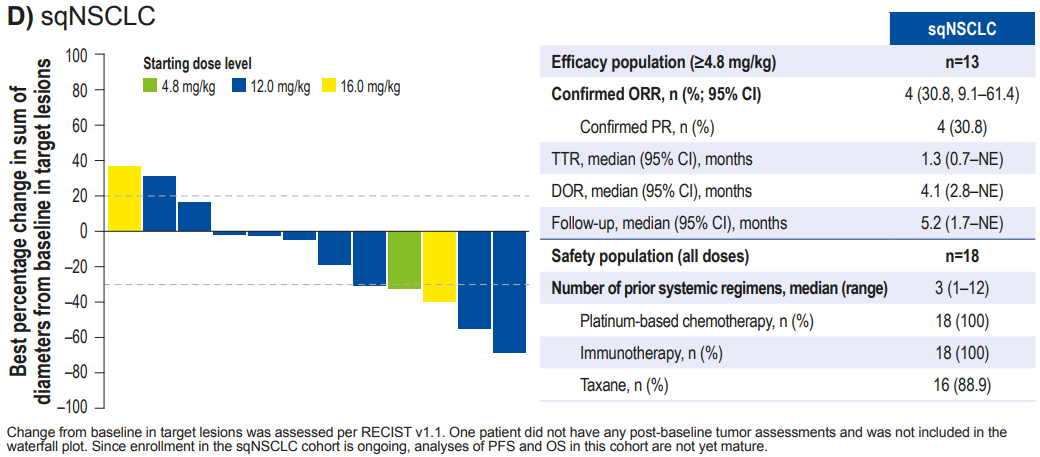 2023 ESMO: B7-H3 Targeted ADCs Show Exceptional Efficacy in SCLC and sqNSCLC