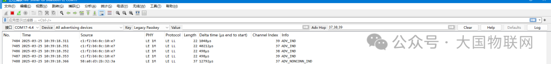 Using Wireshark for BLE Packet Sniffing