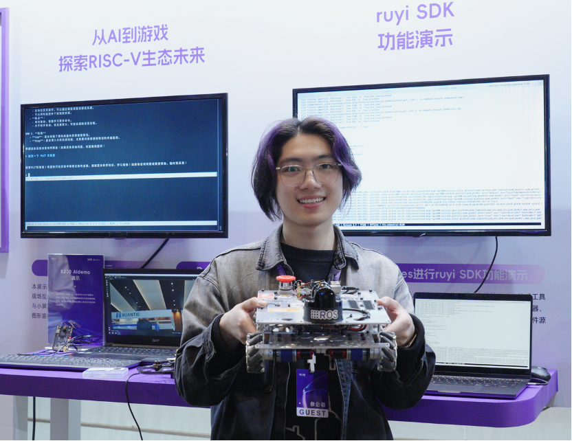 Surrounded by My DIY RISC-V Car at the Xuantie Conference!