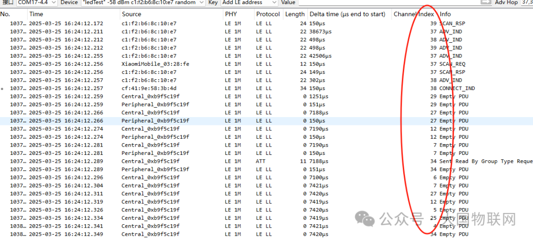 Using Wireshark for BLE Packet Sniffing