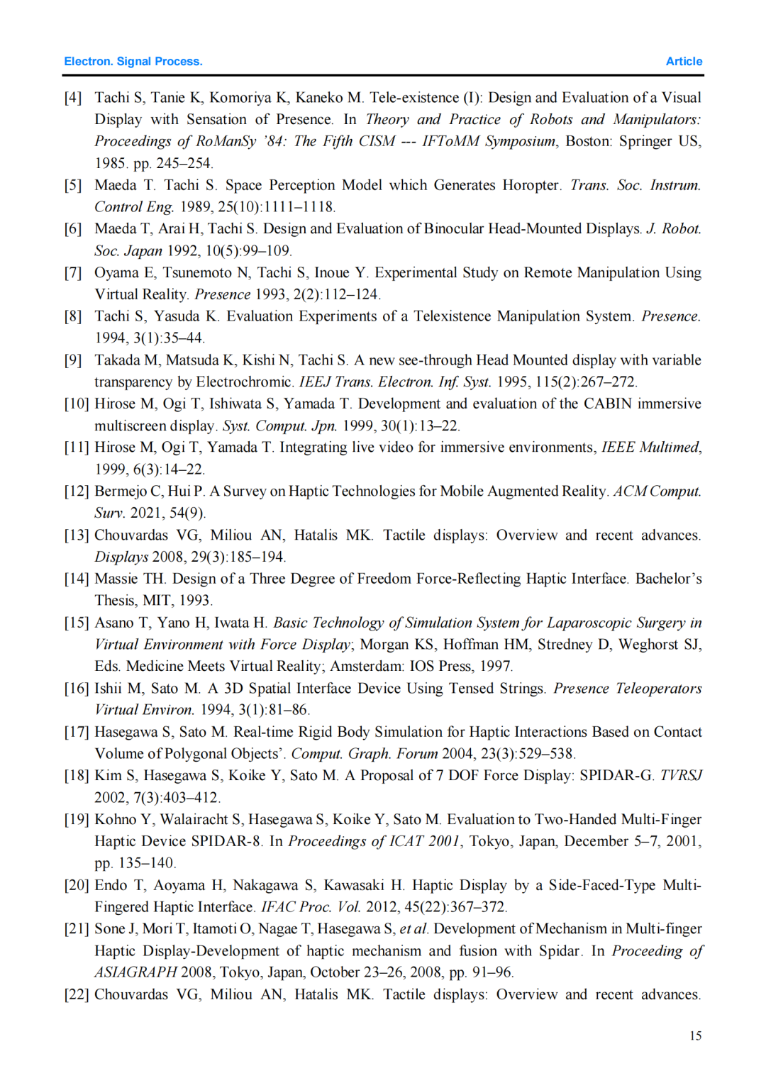 Recommended Paper: Research on a Tactile Display Drive System Based on SPI Communication and Piezoelectric Driver IC