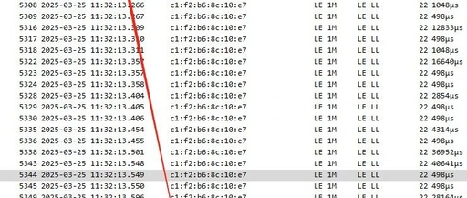 Using Wireshark for BLE Packet Sniffing