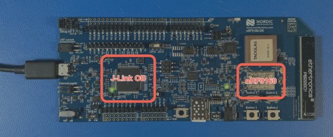 Debugging nRF9160 Zephyr Applications with Ozone