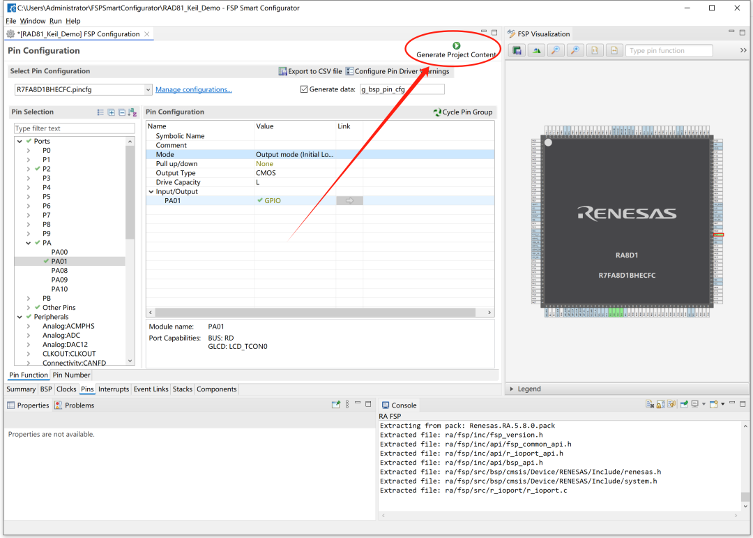 Renesas RA8 Series Tutorial | Generating Keil Projects Based on RASC